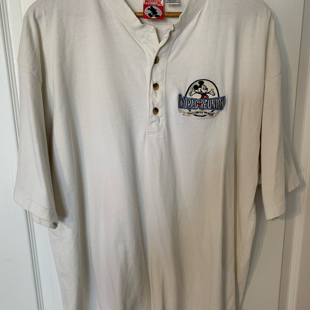 World Reunion Men's Cream Short Sleeve Tee